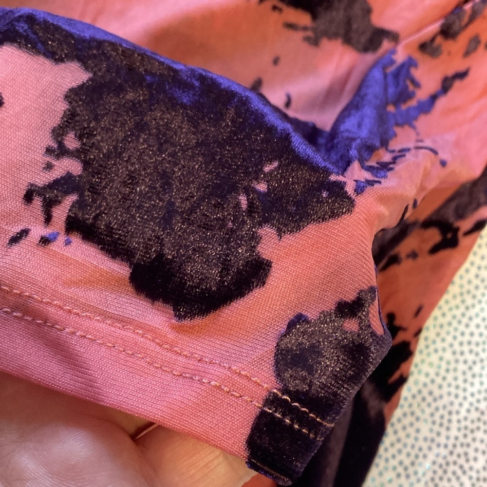 SHEIN SXY Sexy Nightclub Women'S Gorgeous Velvet Mesh Brushstroke size XS - Picture 9 of 12